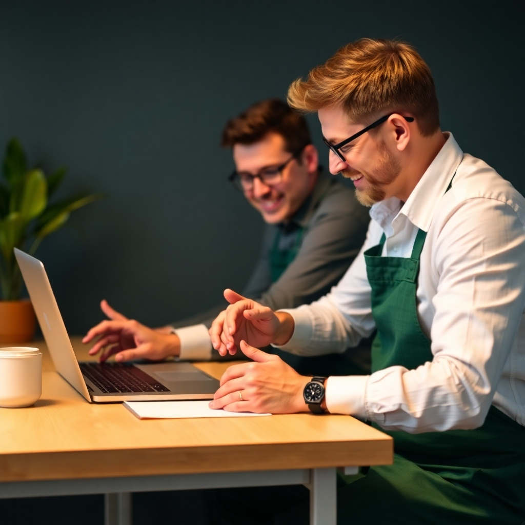 A heartwarming image featuring professionals from various client companies giving testimonials alongside photos of completed projects. The lighting is warm and inviting, enhancing the atmosphere of satisfaction. The color scheme includes warm neutrals to represent trust and reliability. The camera angle balances personal interactions with project showcases, effectively forging connections between clients and our work.